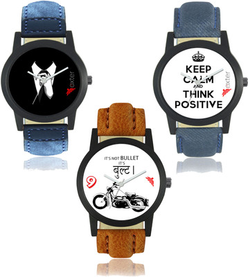 

E-Smart JF403-405-406 Combo Analogue Watch for Men and Boys (Pack Of 3) Watch - For Men