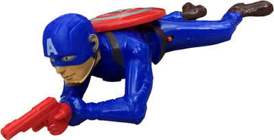

ClueSteps Crawling Captain America With Lights and Sound(Multicolor)