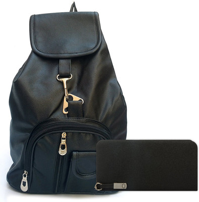 

taps fashion black pitthu-clu 6 L Backpack(Black)