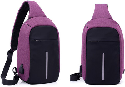

Bluebird ™ New Model Fashion Crossbody Backpack/Laptop Bag with USB charging Port (PurpleColor) 22 L Laptop Backpack(Purple)