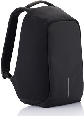 

Fur Jaden Black Anti Theft Backpack with USB Charging Point 25 L Backpack(Black)