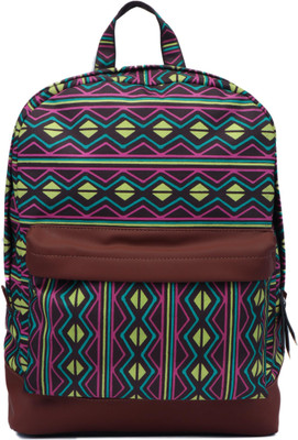 

Anekaant Artsy 12.76 L Backpack(Brown, Pink, Yellow)