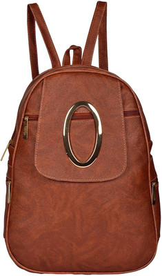 

MultiZone Casual Office College Oval Bag 7 L Backpack(Brown), Coffee