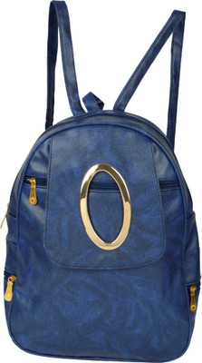 

MultiZone Casual Office College Oval Bag 7 L Backpack(Blue)