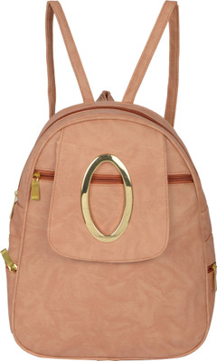 

MultiZone Casual School College Oval Fashion 7 L Backpack(Orange), Peach