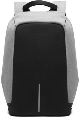 

Mezire Anti-Theft Laptop Travel Backpack with USB Plug Charging port Plus 5 year Life Assured 20 L Laptop Backpack (Grey) Laptop Bag(Grey, Black)