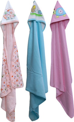 ANNAPURNA SALES Cotton 240 GSM Bath Towel Set(Pack of 3, Multicolor)