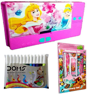 

TECHNOCHITRA PRINCESS THEME COMPLETE STATIONERY BIRTHDAY GIFT SET(Set of 3)