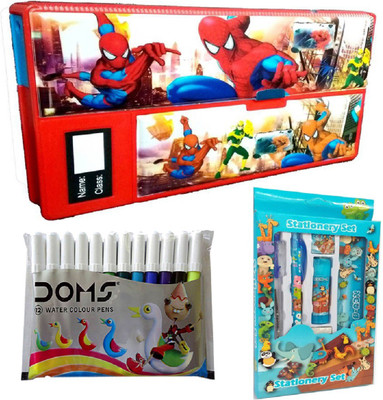 

TECHNOCHITRA SUPER HERO THEME COMPLETE STATIONERY BIRTHDAY GIFT SET(Set of 3)
