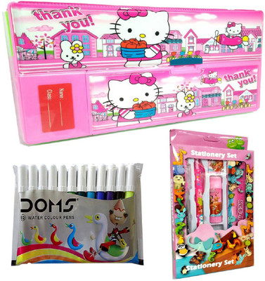 

TECHNOCHITRA PINK THEME COMPLETE STATIONERY BIRTHDAY GIFT SET(Set of 3)