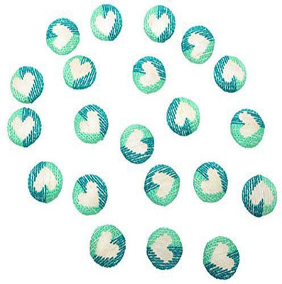 

Fabric and Lace BT003C Fabric, Metal Buttons(Pack of 20)