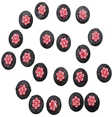 

Fabric and Lace BT064E Fabric, Metal Buttons(Pack of 20)