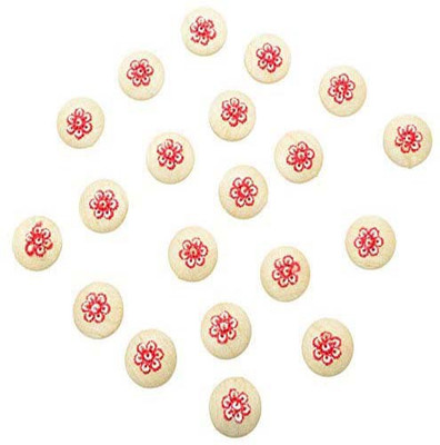 

Fabric and Lace BT022A Fabric, Metal Buttons(Pack of 20)