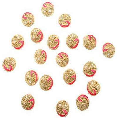 

Fabric and Lace BT055F Fabric, Metal Buttons(Pack of 20)