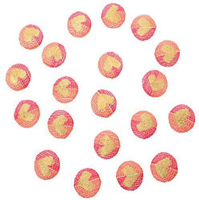 

Fabric and Lace BT045D Fabric, Metal Buttons(Pack of 20)