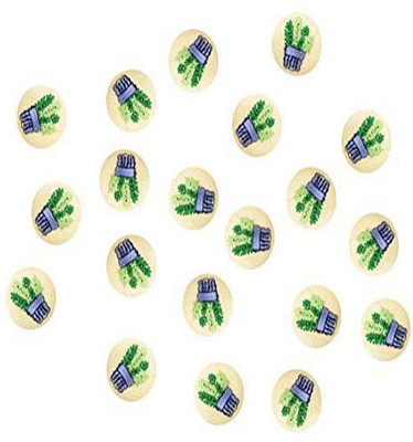 

Fabric and Lace BT036A Fabric, Metal Buttons(Pack of 20)