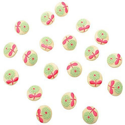 

Fabric and Lace BT051E Fabric, Metal Buttons(Pack of 20)