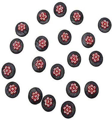 

Fabric and Lace BT064A Fabric, Metal Buttons(Pack of 20)