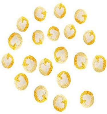 

Fabric and Lace BT003D Fabric, Metal Buttons(Pack of 20)