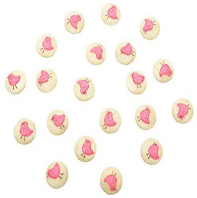 

Fabric and Lace BT056A Fabric, Metal Buttons(Pack of 20)