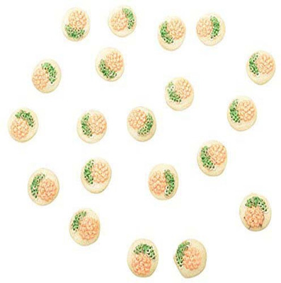 

Fabric and Lace BT046D Fabric, Metal Buttons(Pack of 20)