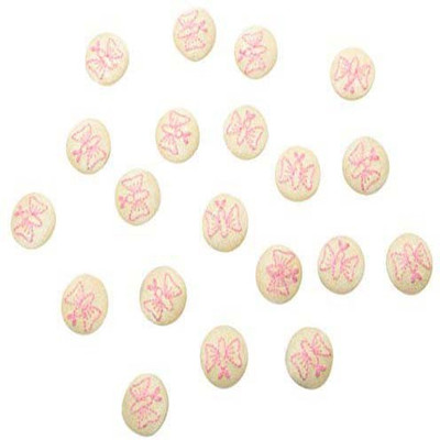 

Fabric and Lace BT032E Fabric, Metal Buttons(Pack of 20)