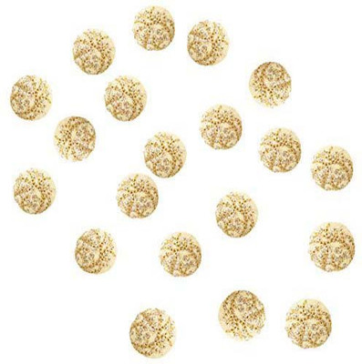 Fabric and Lace BT061D Fabric, Metal Buttons(Pack of 20)