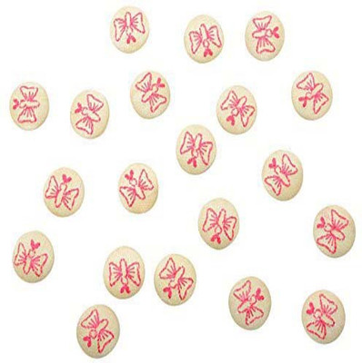 

Fabric and Lace BT032Dd Fabric, Metal Buttons(Pack of 20)
