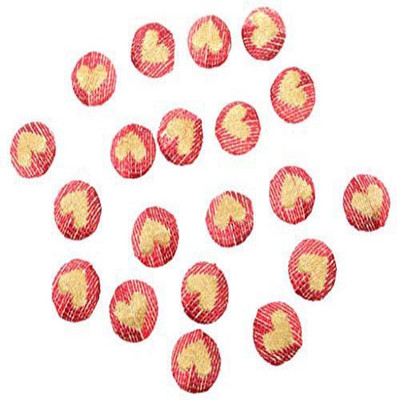 

Fabric and Lace BT045B Fabric, Metal Buttons(Pack of 20)