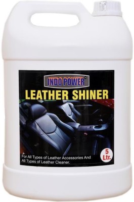 INDOPOWER LEATHER SHINER 5ltr. Liquid Vehicle Glass Cleaner(5000 ml)