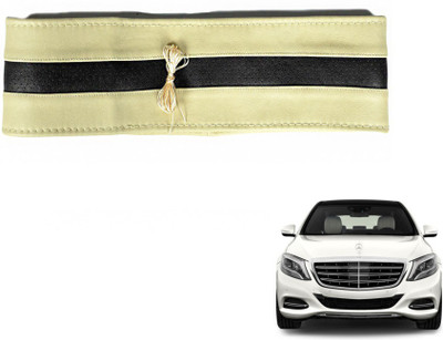 MOCKHE Hand Stiched Steering Cover For Mercedes Benz S-Class(Beige, Black, Leatherite)