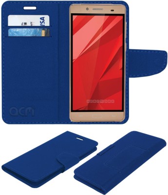 ACM Flip Cover for Iball Andi 5.5h Weber 4g(Blue, Cases with Holder, Pack of: 1)