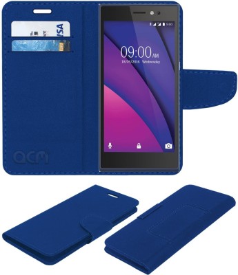 ACM Flip Cover for Lava X38(Blue, Cases with Holder, Pack of: 1)