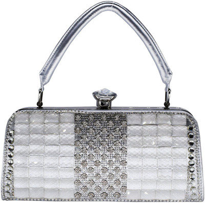

Bagaholics Party Silver Clutch