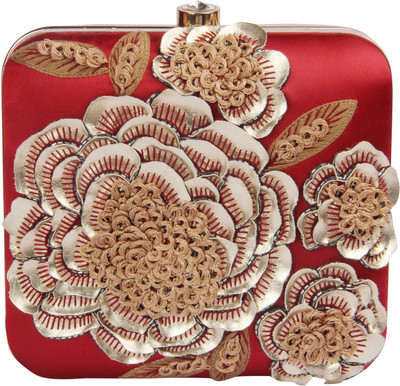 

Balee Fashions Party Maroon Clutch