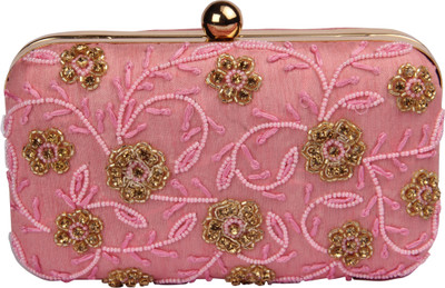 

Sunbeams Party Pink Clutch
