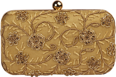Balee Fashions Party Gold Clutch