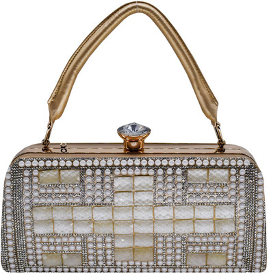 

Bagaholics Party Gold Clutch