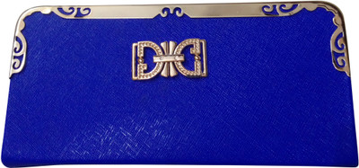 

Haryana Craft Casual Blue Clutch