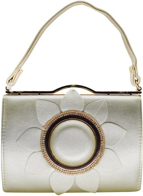 

Bagaholics Party Gold Clutch