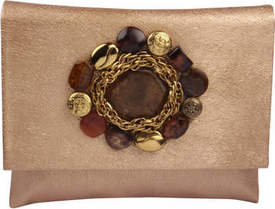 

Sunbeams Party Gold Clutch