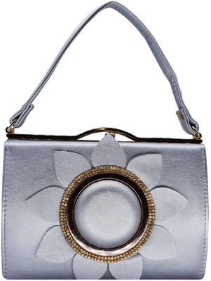 

Bagaholics Party Silver Clutch