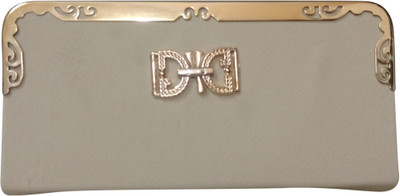 

Haryana Craft Casual White Clutch