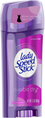 

Lady Speed Stick Invisible Dry Deodorant Stick, Shower Fresh - 40g Deodorant Stick - For Women(40 g)