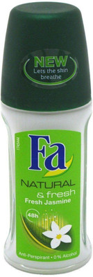 

Fa Natural & Fresh Fresh Jasmine Anti-Perspirant - 50ml Deodorant Roll-on - For Men & Women(50 ml)