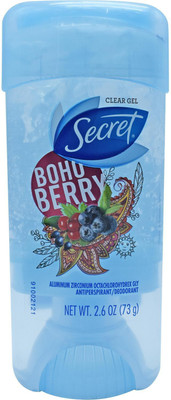 

Secret Clear Gel Bohu Berry Antiperspirant - 73g (2.6oz) Deodorant Gel - For Men & Women(73 g)