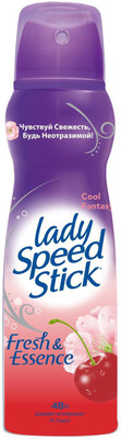

Lady Speed Stick Fresh & Essence Deodorant, Cool Fantasy - 150ml Deodorant Spray - For Women(150 ml)