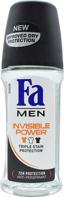 

Fa Men Invisible Power Triple Stain Protection Anti-Perspirant - 50ml Deodorant Roll-on - For Men(50 ml)