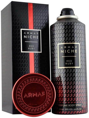

Armaf Niche Red Ruby Perfume Bodyspray - 200ml (6.6oz) Perfume Body Spray - For Men & Women(200 ml)