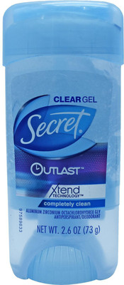 

Secret Clear Gel Outlast Antiperspirant, Completely Clean - 73g (2.6oz) Deodorant Gel - For Men & Women(73 g)